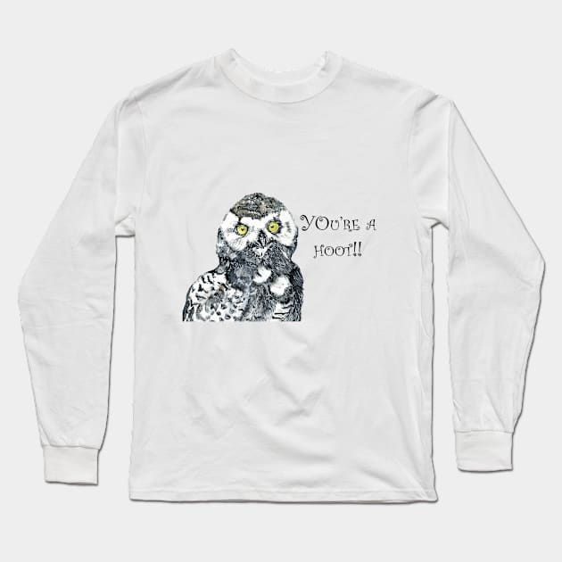 You're a hoot! Long Sleeve T-Shirt by The Art Aroma